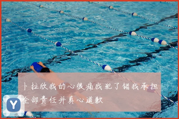 卜拉欣我的心很痛我犯了错我承担全部责任并真心道歉